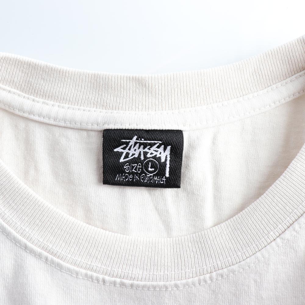 스투시 리갈 크라운 피그먼트 다이드 티셔츠 내츄럴 이미지 5