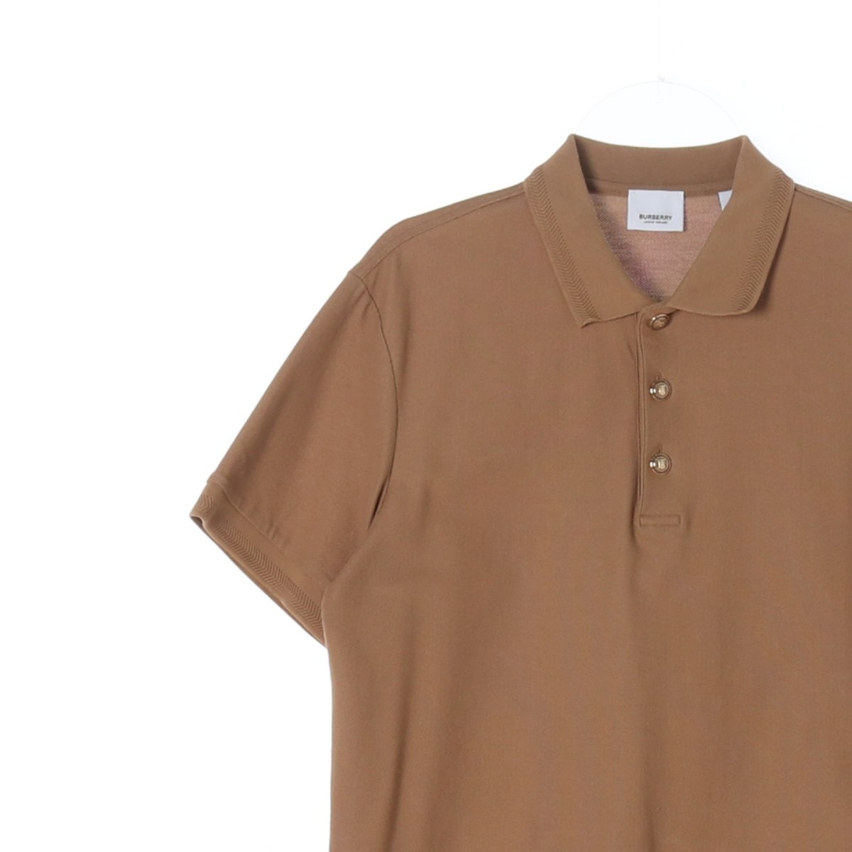 버버리 브라운 반팔 카라 폴로 티셔츠 이미지 2