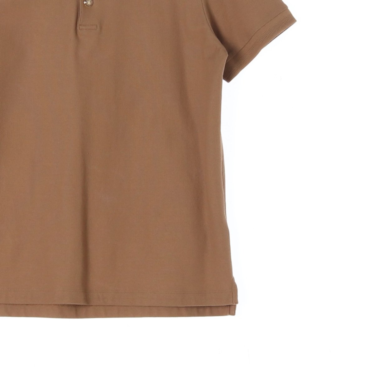 버버리 브라운 반팔 카라 폴로 티셔츠 이미지 3