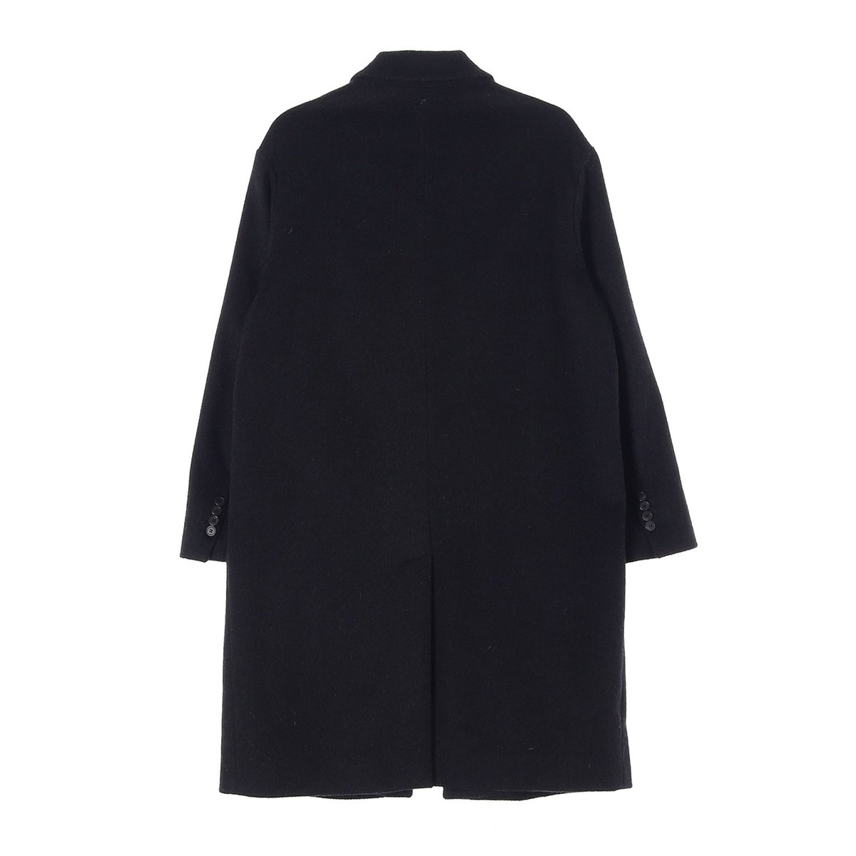 ami아미 블랙 울 롱 싱글 코트 이미지 5