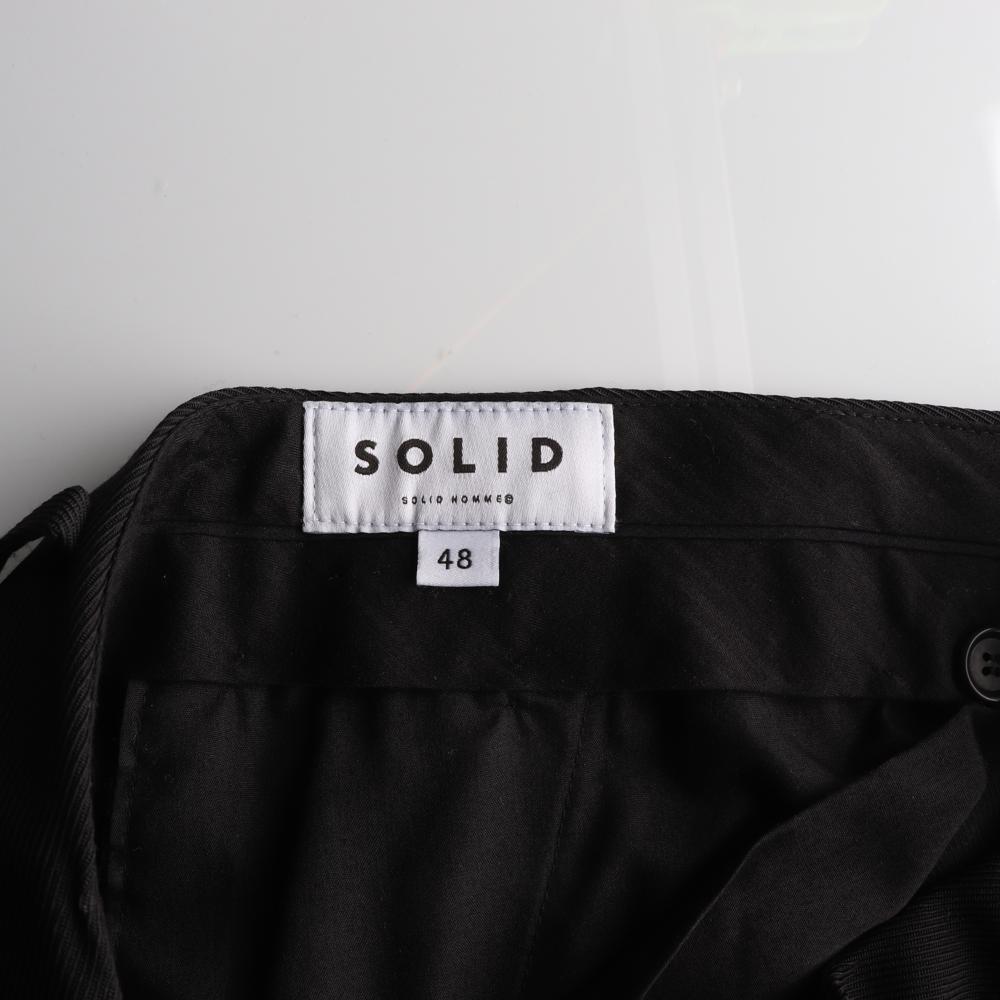 솔리드 옴므 우영미 울100% 롤업 슬랙스 이미지 5