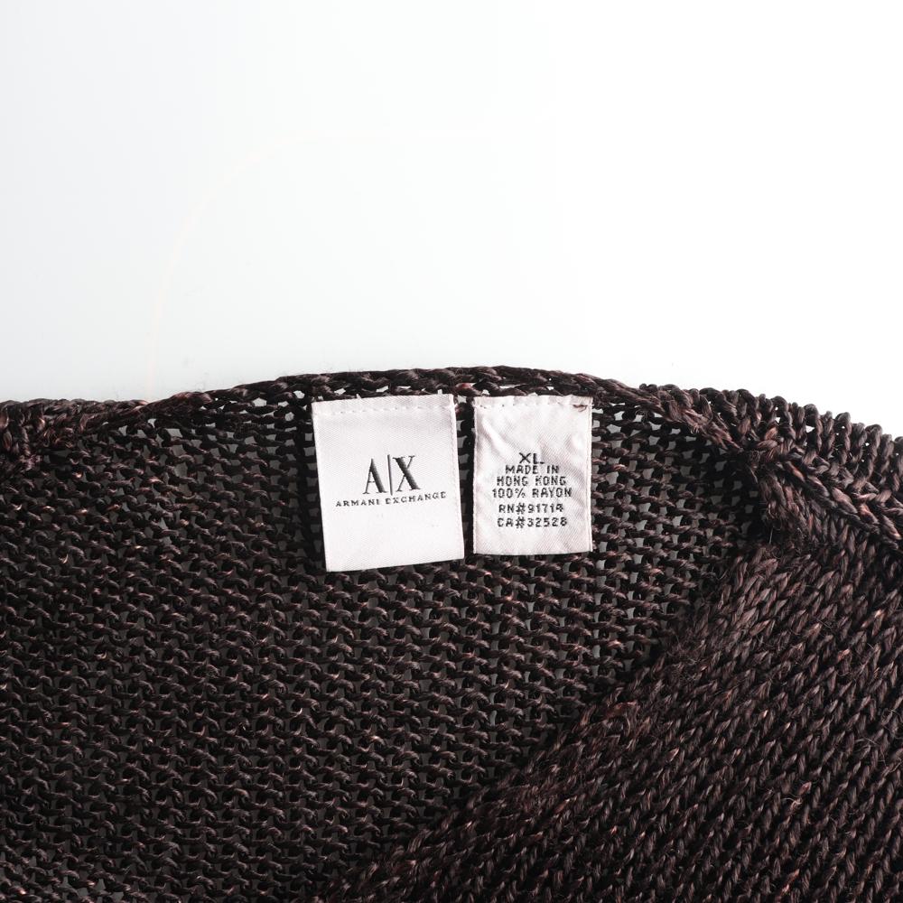 아르마니 익스체인지 브라운 니트 스웨터 이미지 5