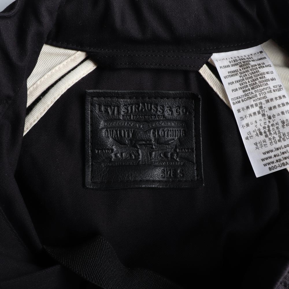 (새상품) 리바이스 하이넥 블랙 청자킷 데님재킷 이미지 5