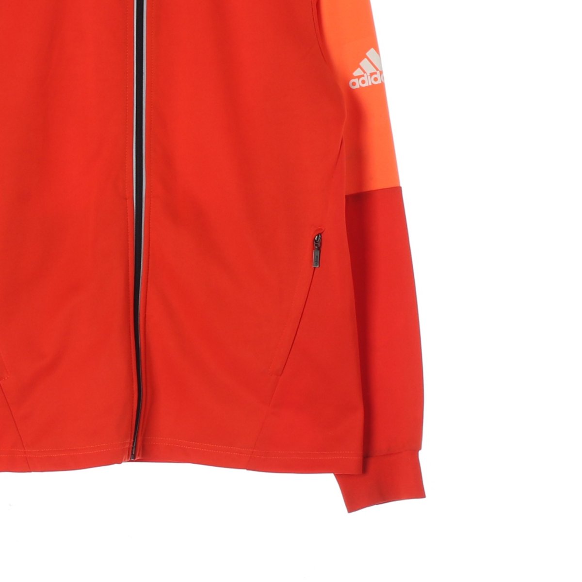 아디다스 오렌지 삼선 로고 트랙탑 집업재킷 이미지 3