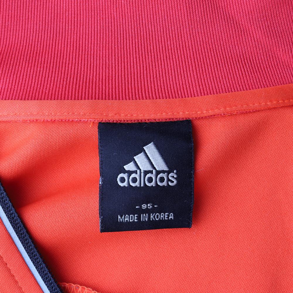 아디다스 오렌지 삼선 로고 트랙탑 집업재킷 이미지 5