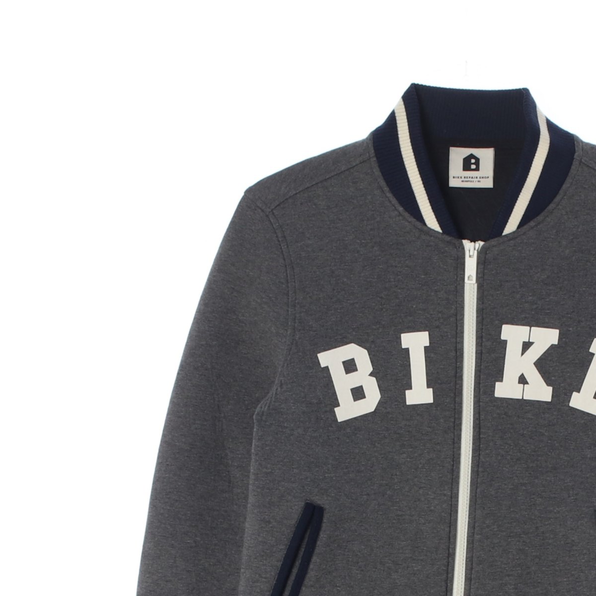 빈폴 그레이 블루종 바시키 재킷 이미지 2