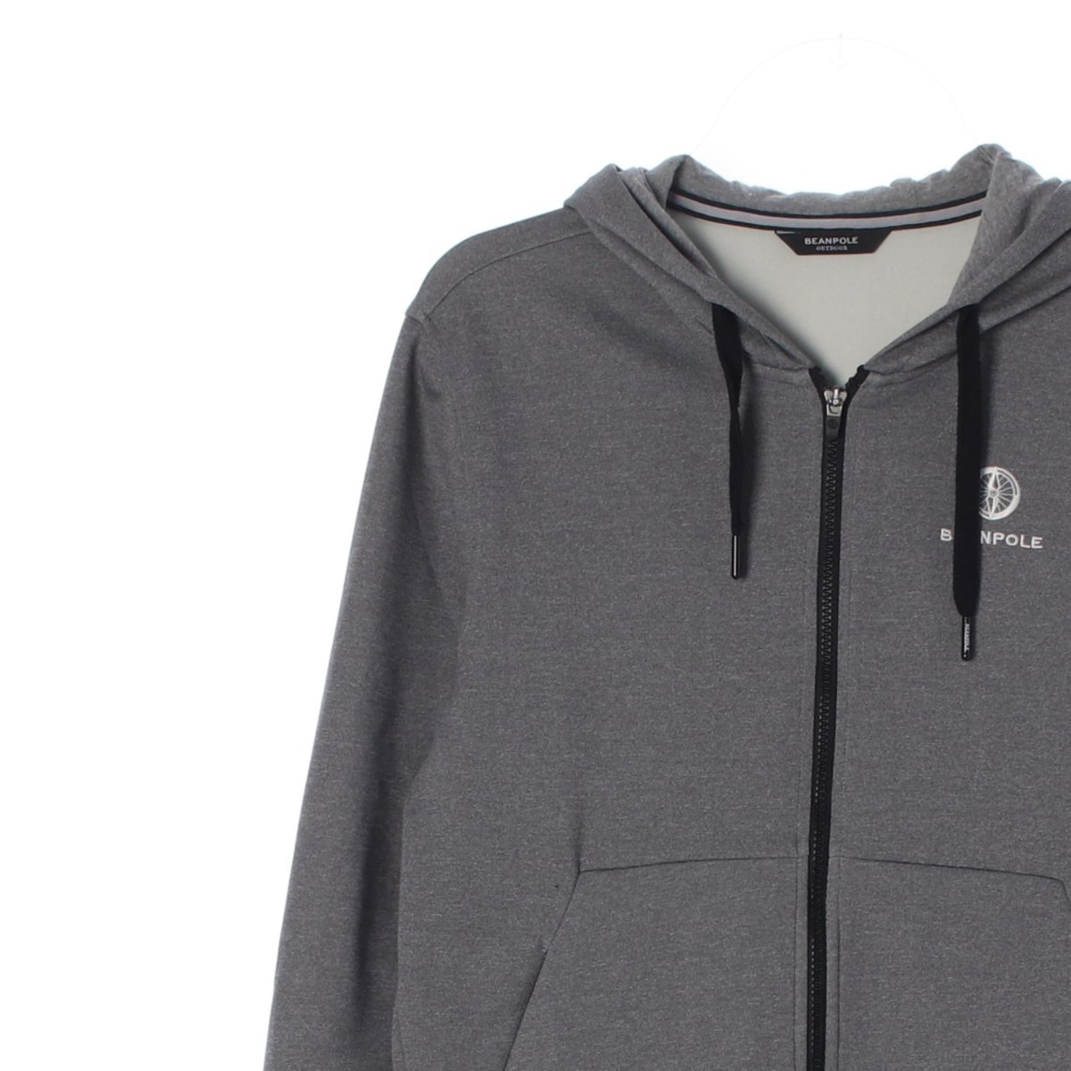 빈폴 로고 그레이 후드 집업 이미지 2