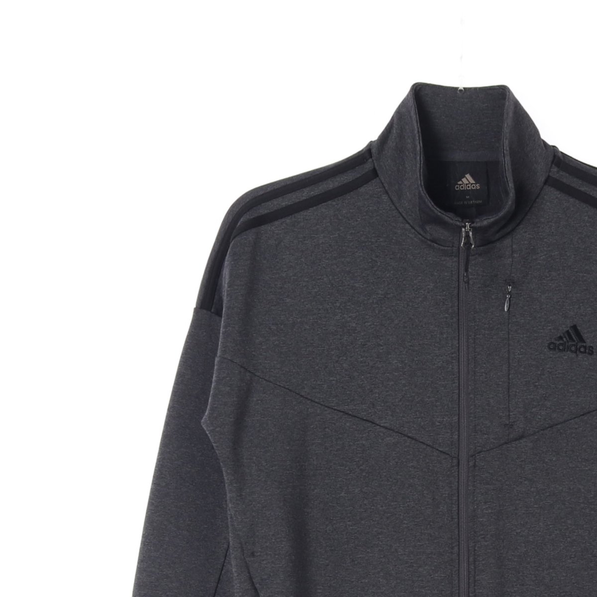 아디다스 차콜 모던 트랙탑 집업 재킷 이미지 2