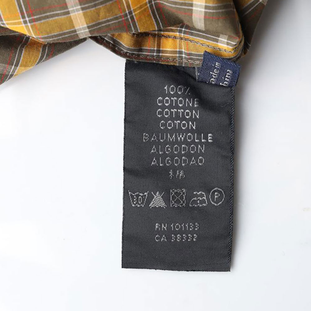 에르메네질도 제냐 그레이 체크 슬림핏 긴팔 셔츠 이미지 6