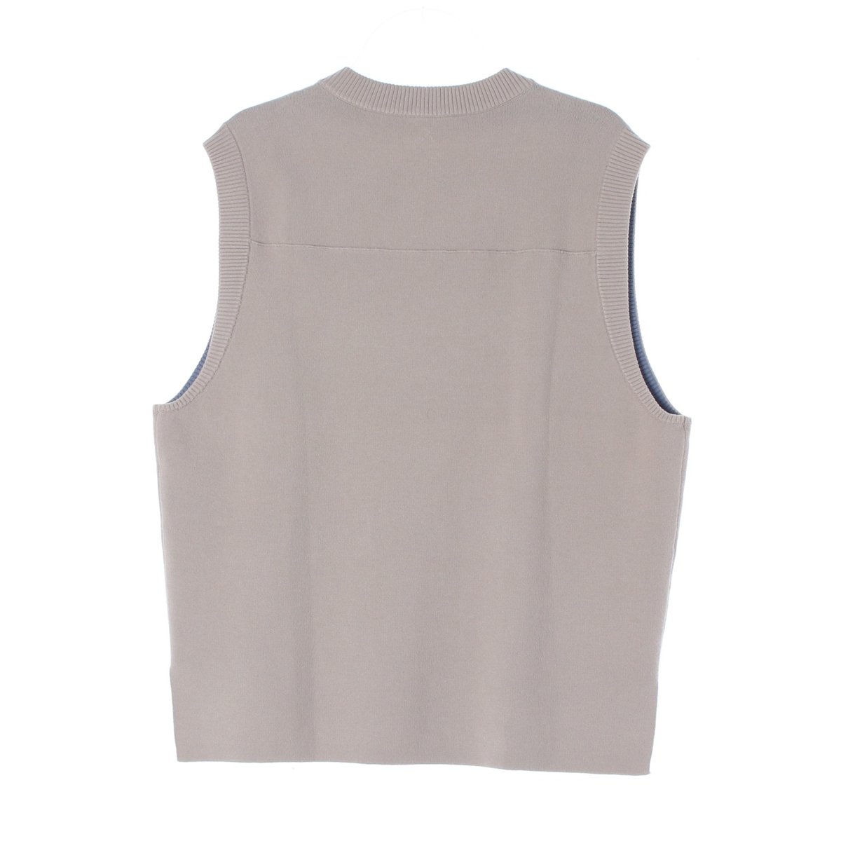 일꼬르소 베이지 브이넥 니트 베스트 조끼 이미지 4