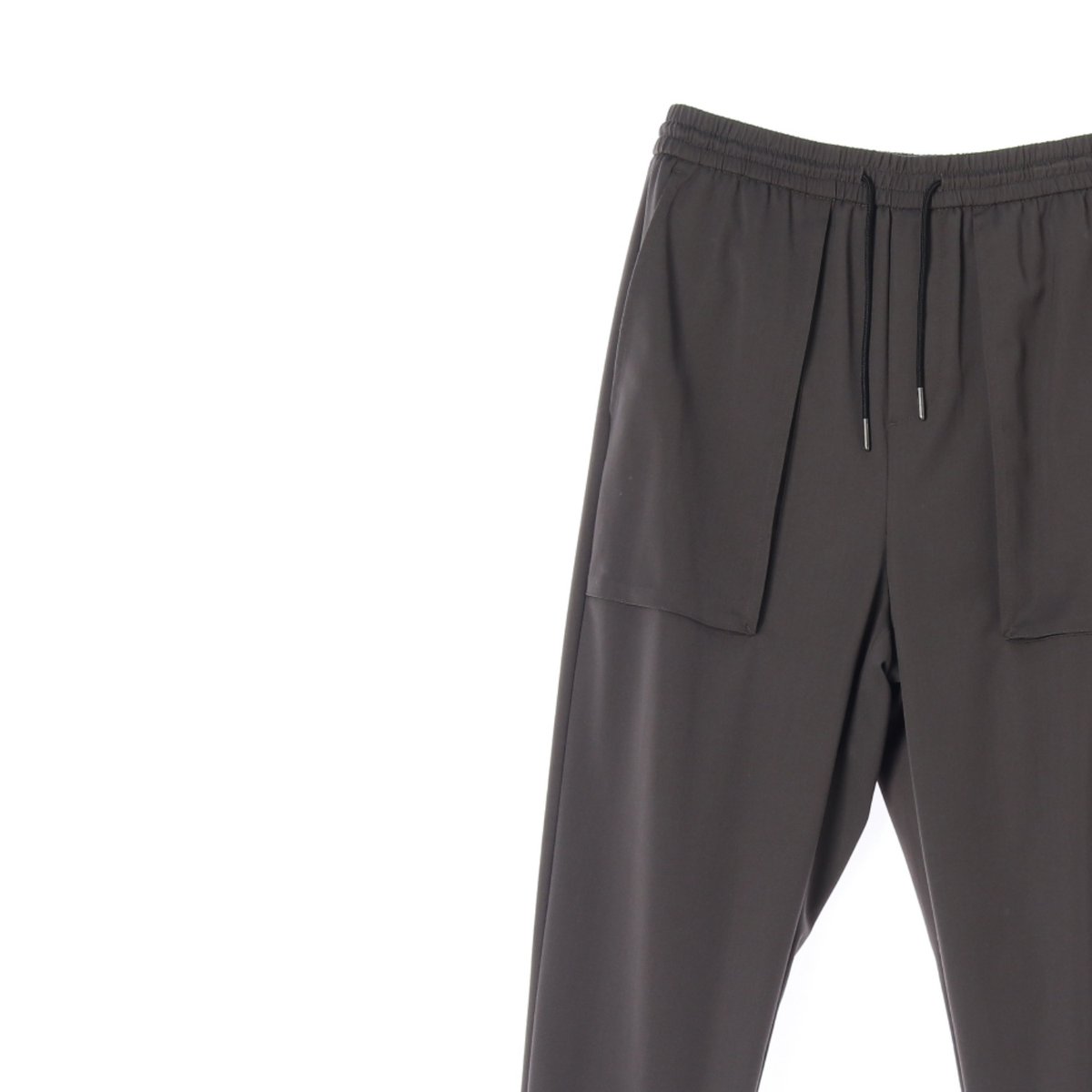 일꼬르소 브라운 앵클 버클 밴딩 슬랙스 팬츠 이미지 2