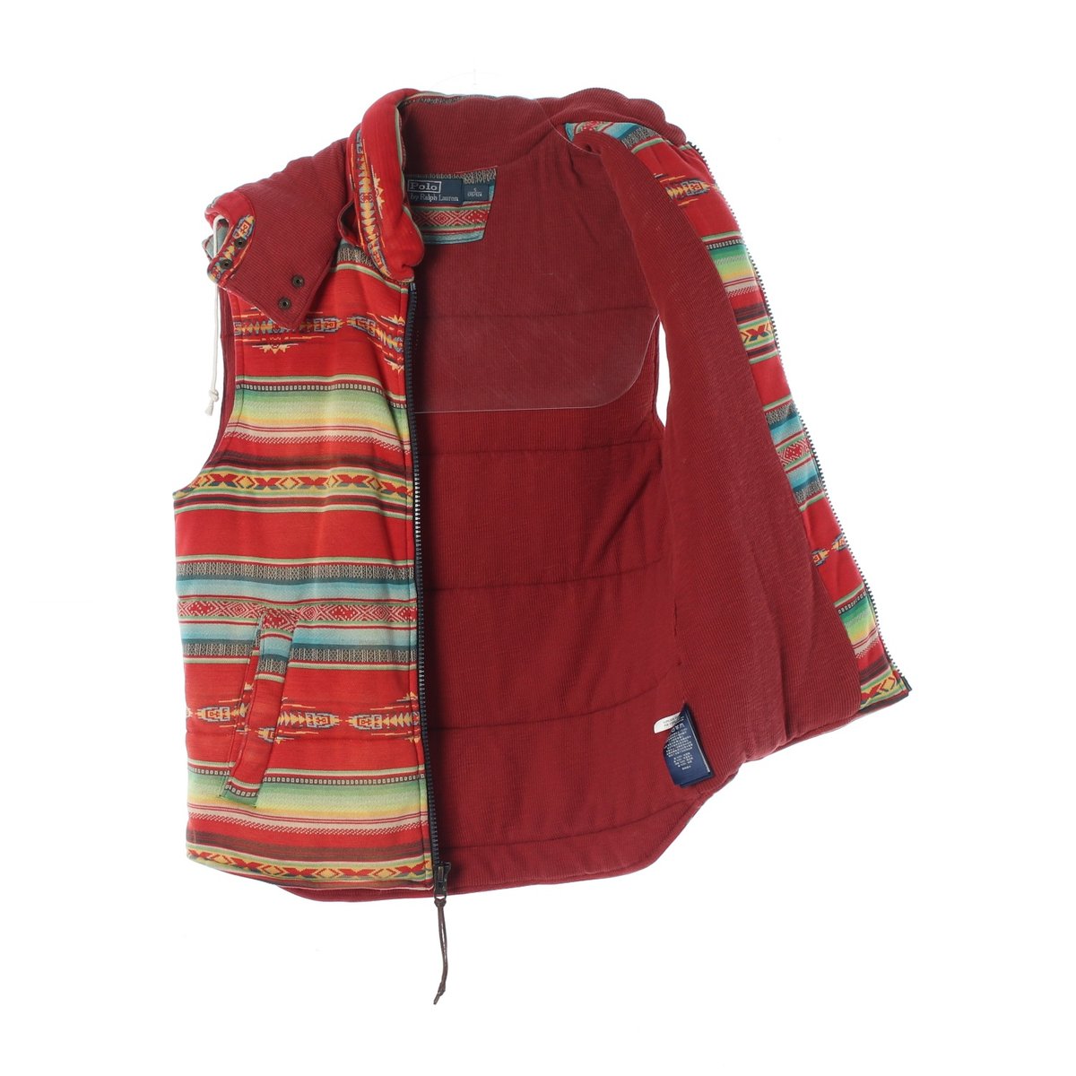 폴로 랄프 로렌 빈티지 아즈텍 조끼 베스트 이미지 4