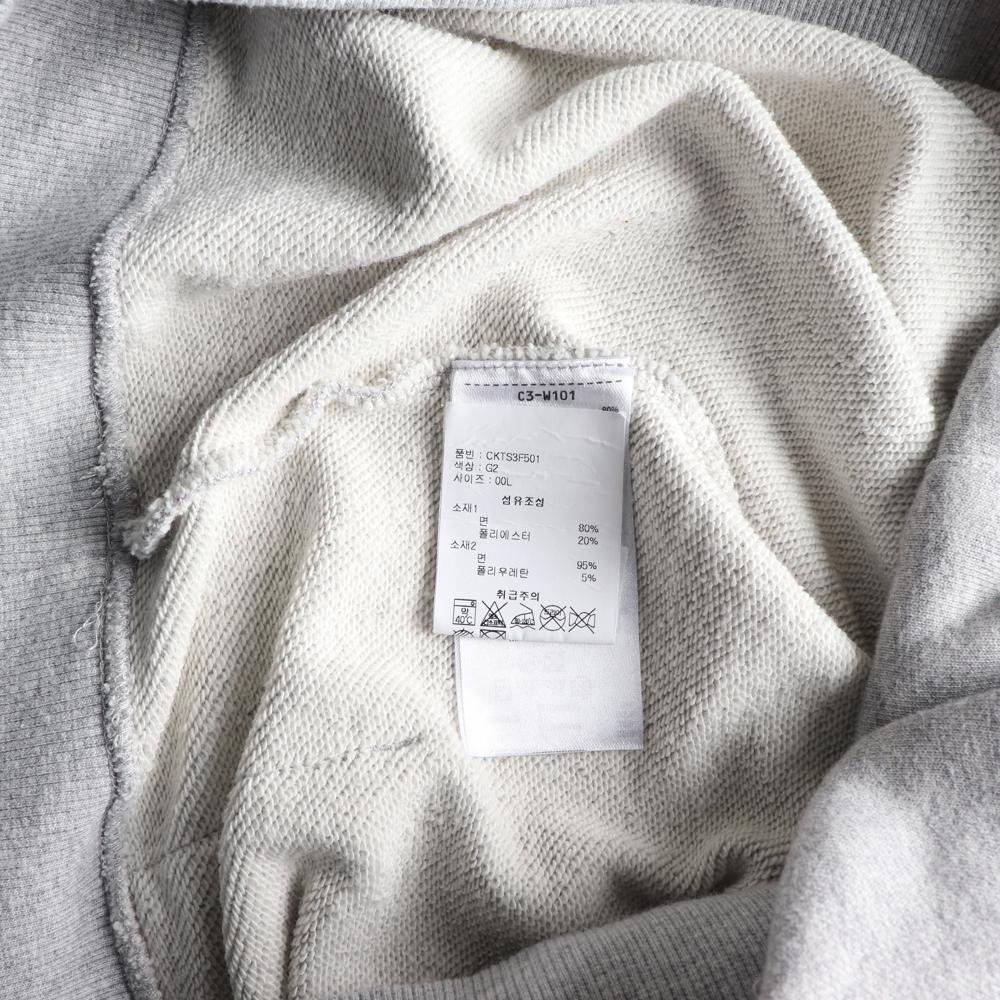 챔피온 그레이 로고 후드 티셔츠 이미지 6