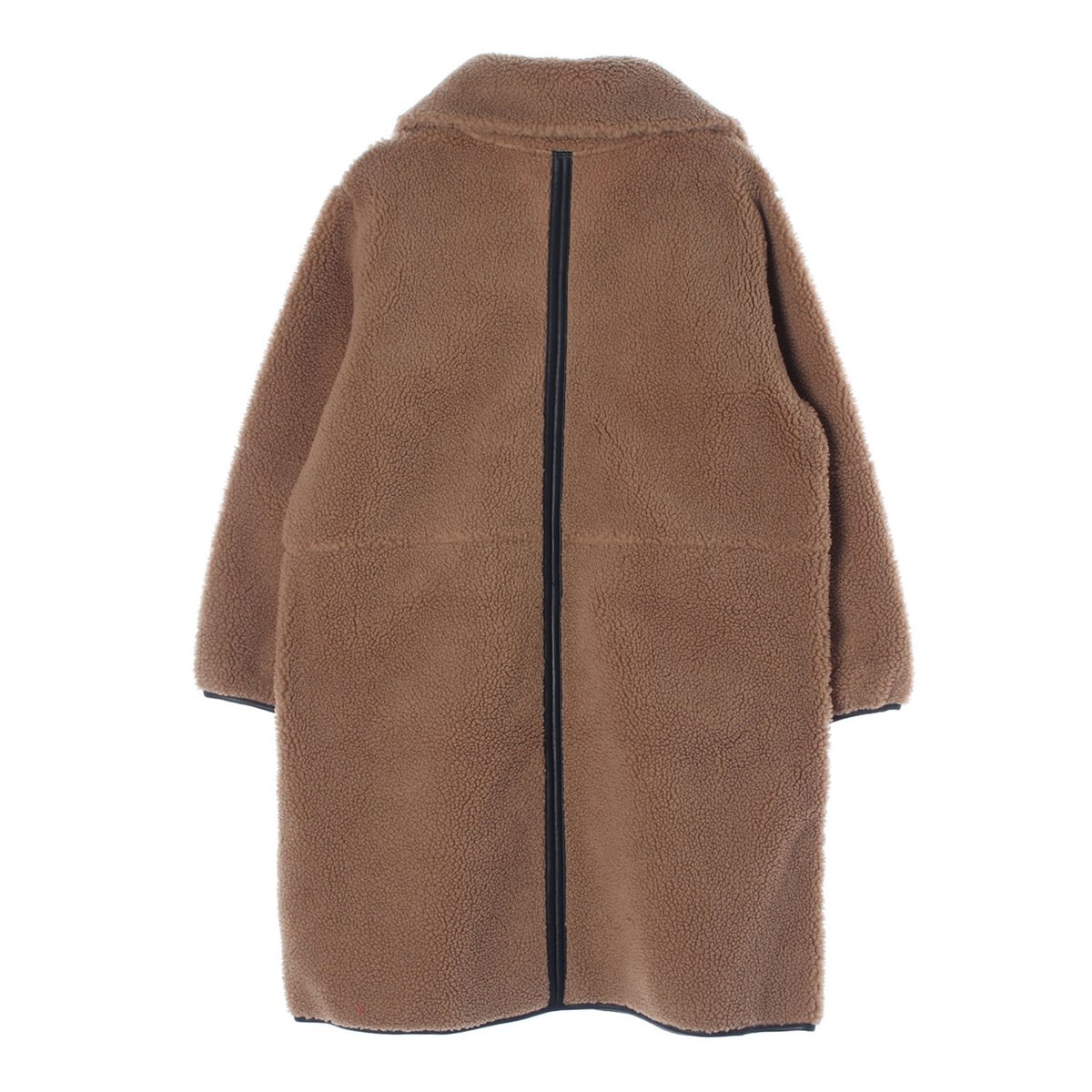 아르켓 브라운 플리스 뽀글이 롱코트재킷 이미지 5