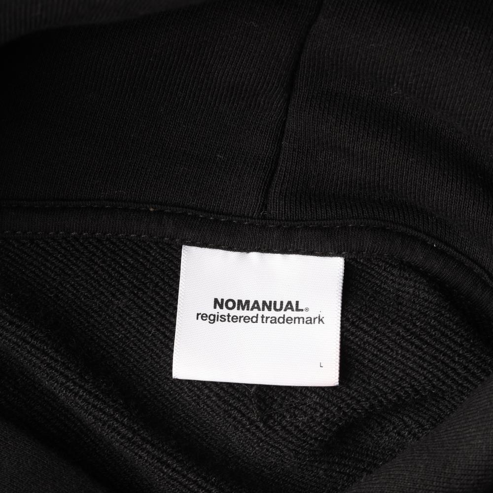 노매뉴얼 입체 로고 프린팅 후드 티셔츠 이미지 5