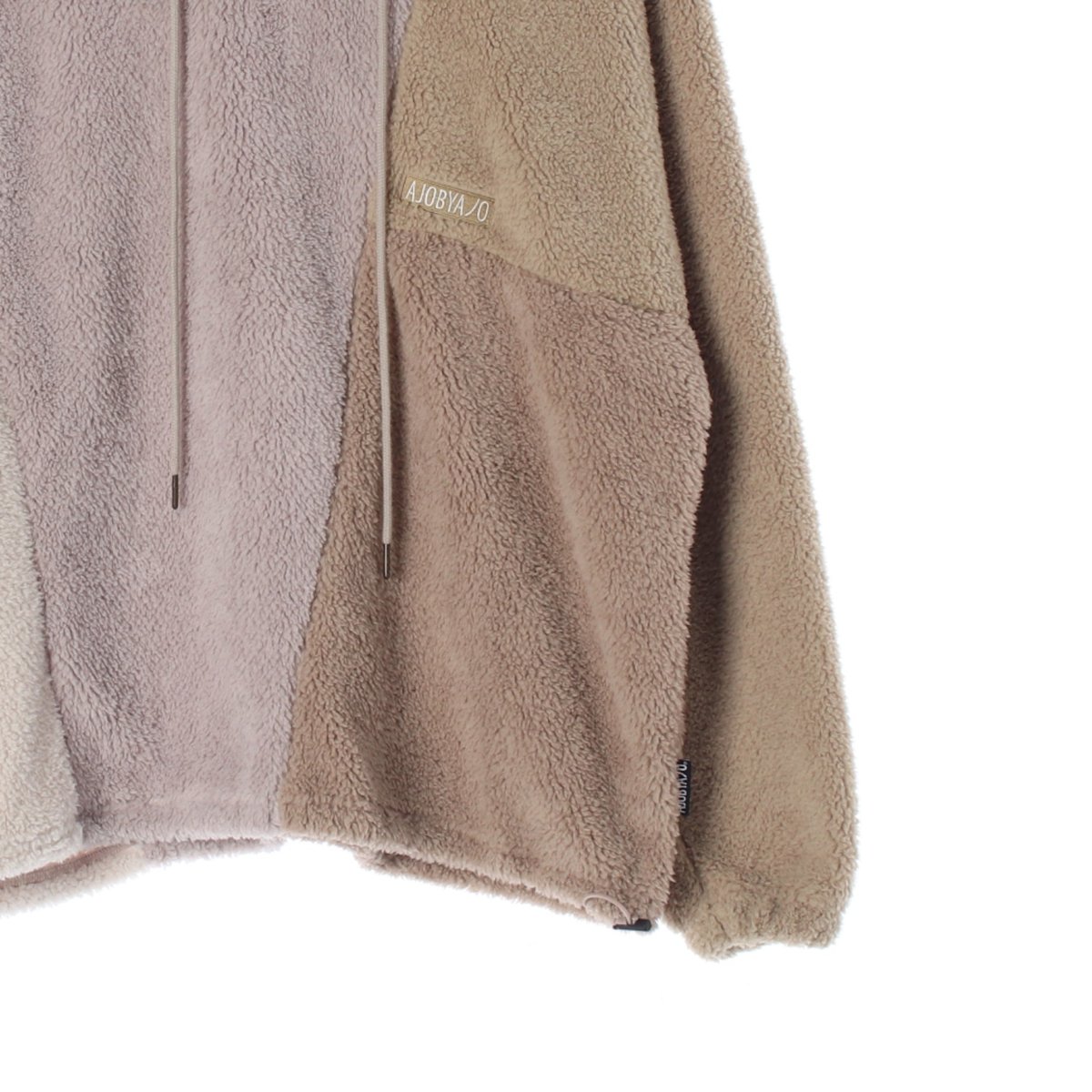 아조바이아조 믹스 플리스 오버사이즈 후드 이미지 3