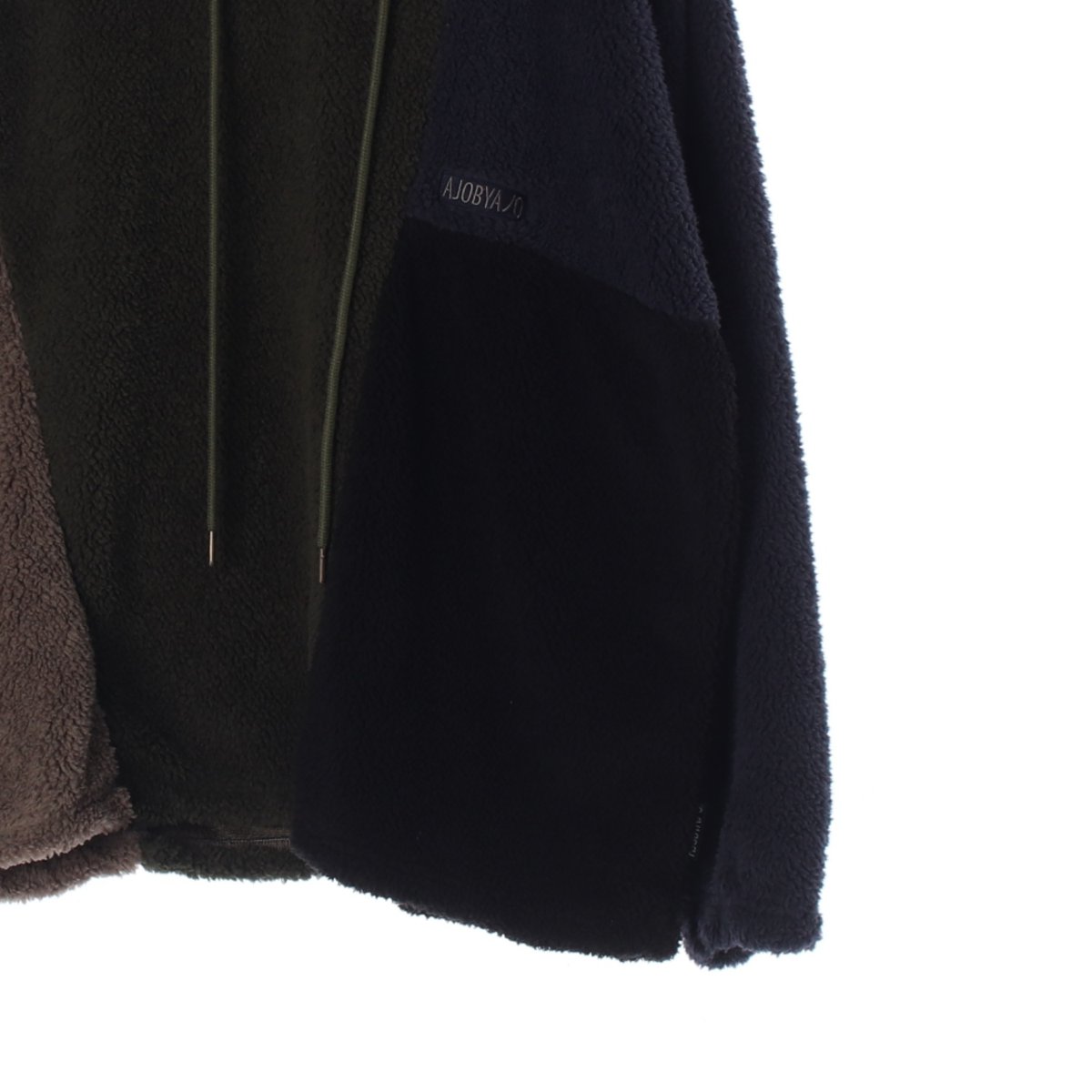 아조바이아조 믹스 플리스 오버 다크 후드 이미지 3