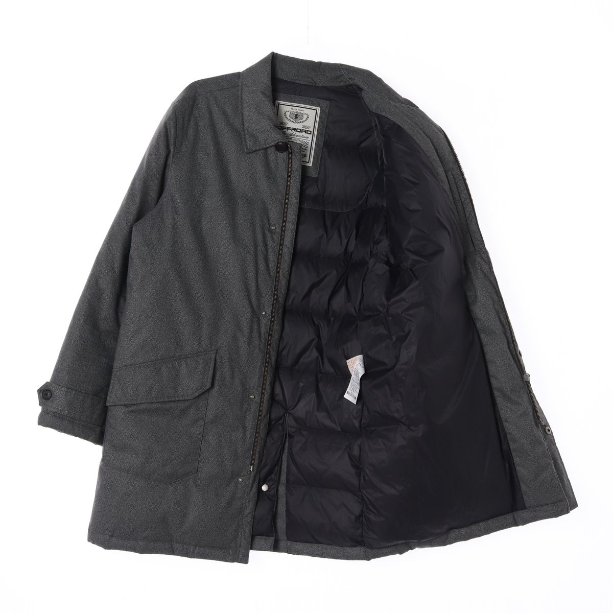 오프로드 덕다운 차콜 발마칸 패딩 다운 재킷 이미지 4