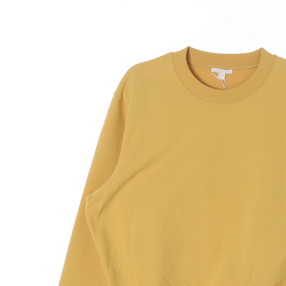 코스 남녀공용 머스타드 크롭 맨투맨 스웨트셔츠 이미지 2