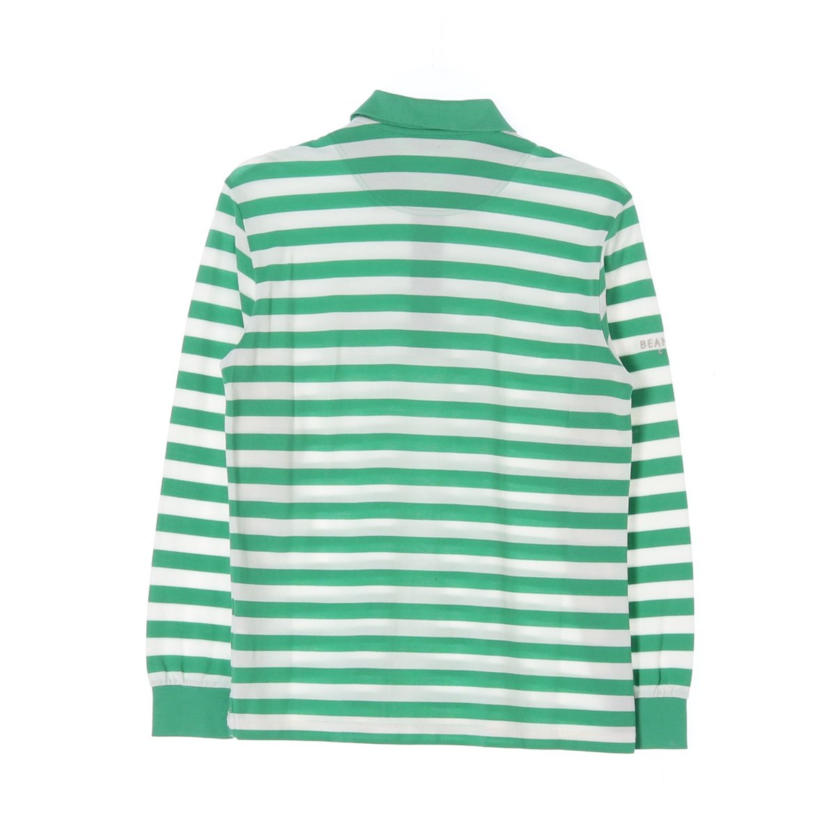빈폴 골프 그린 스트라이프 긴팔 카라 폴로 티셔츠 이미지 4