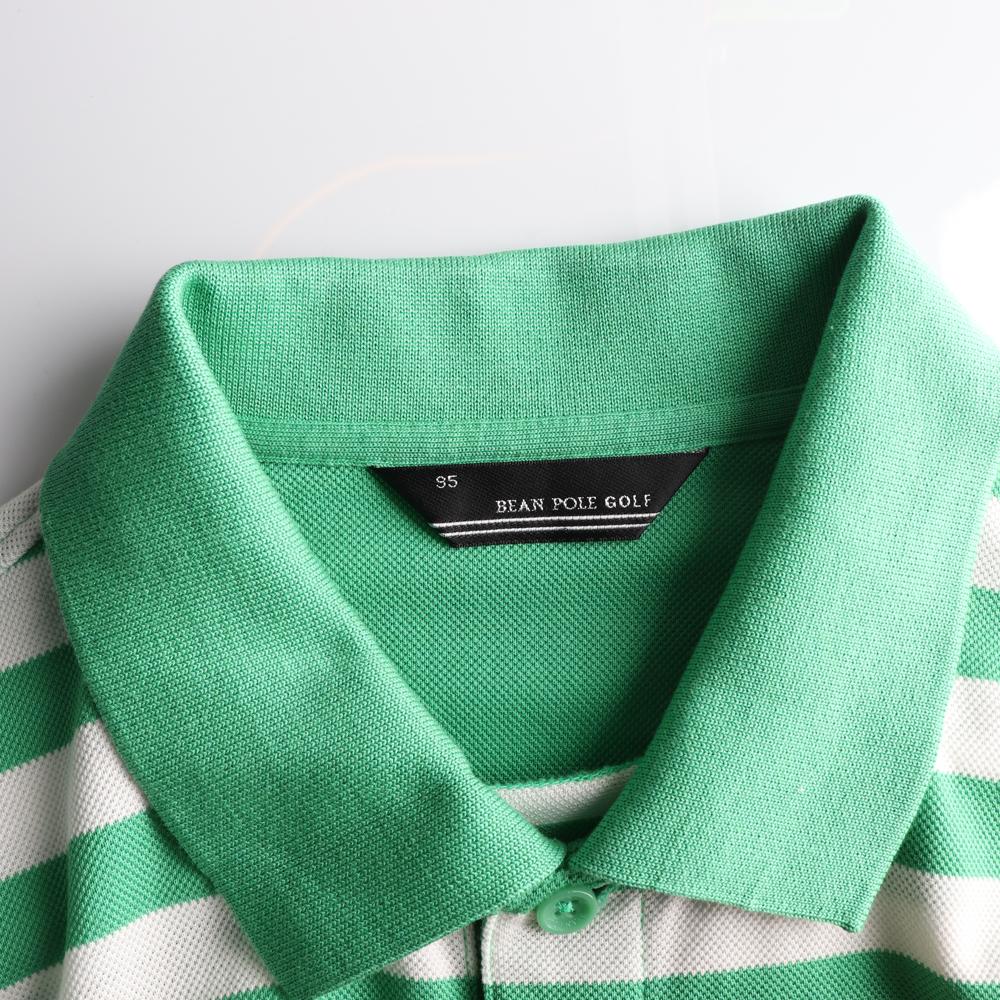 빈폴 골프 그린 스트라이프 긴팔 카라 폴로 티셔츠 이미지 5