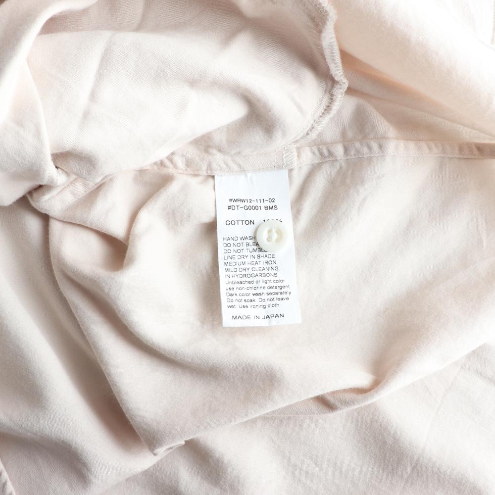 단톤 베이지 차이나카라 헨리넥 오버핏 셔츠 이미지 6