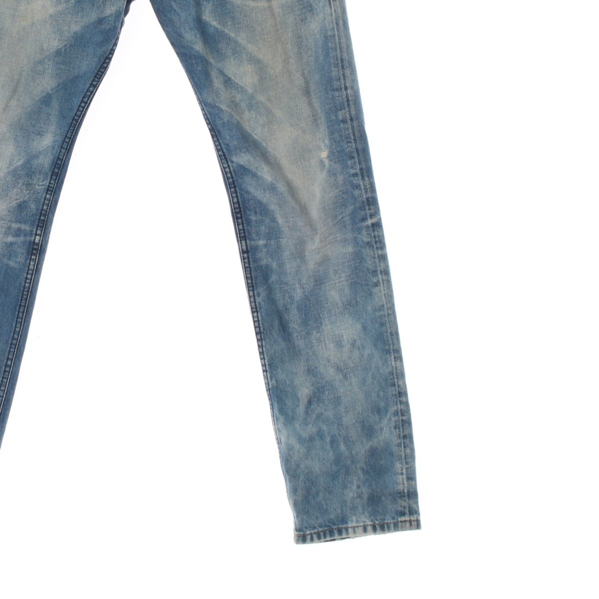 디젤 연청 워싱 데님 진 청바지 이미지 3