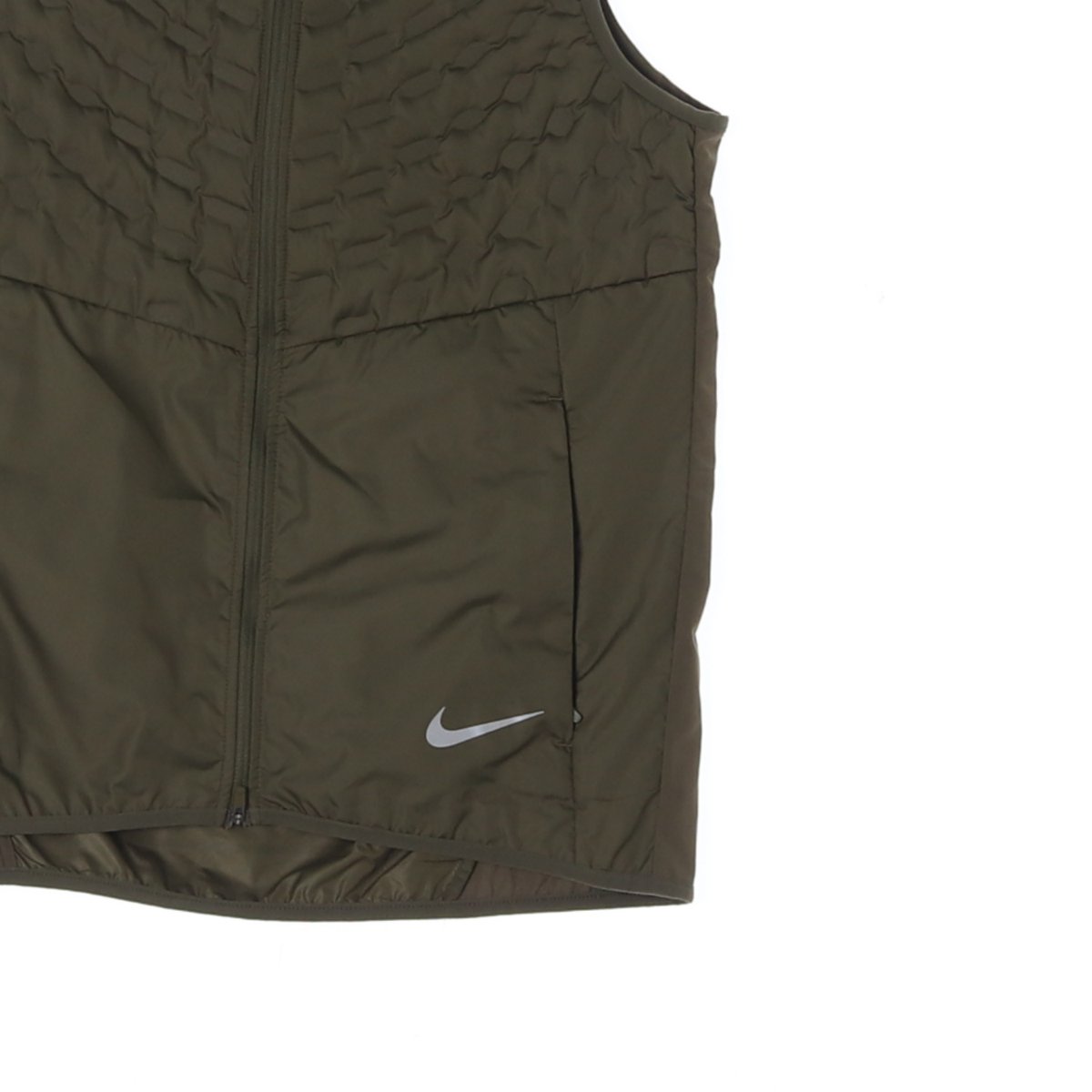 나이키 러닝 카키 구스다운 패딩 집업조끼 러닝베스트 이미지 3