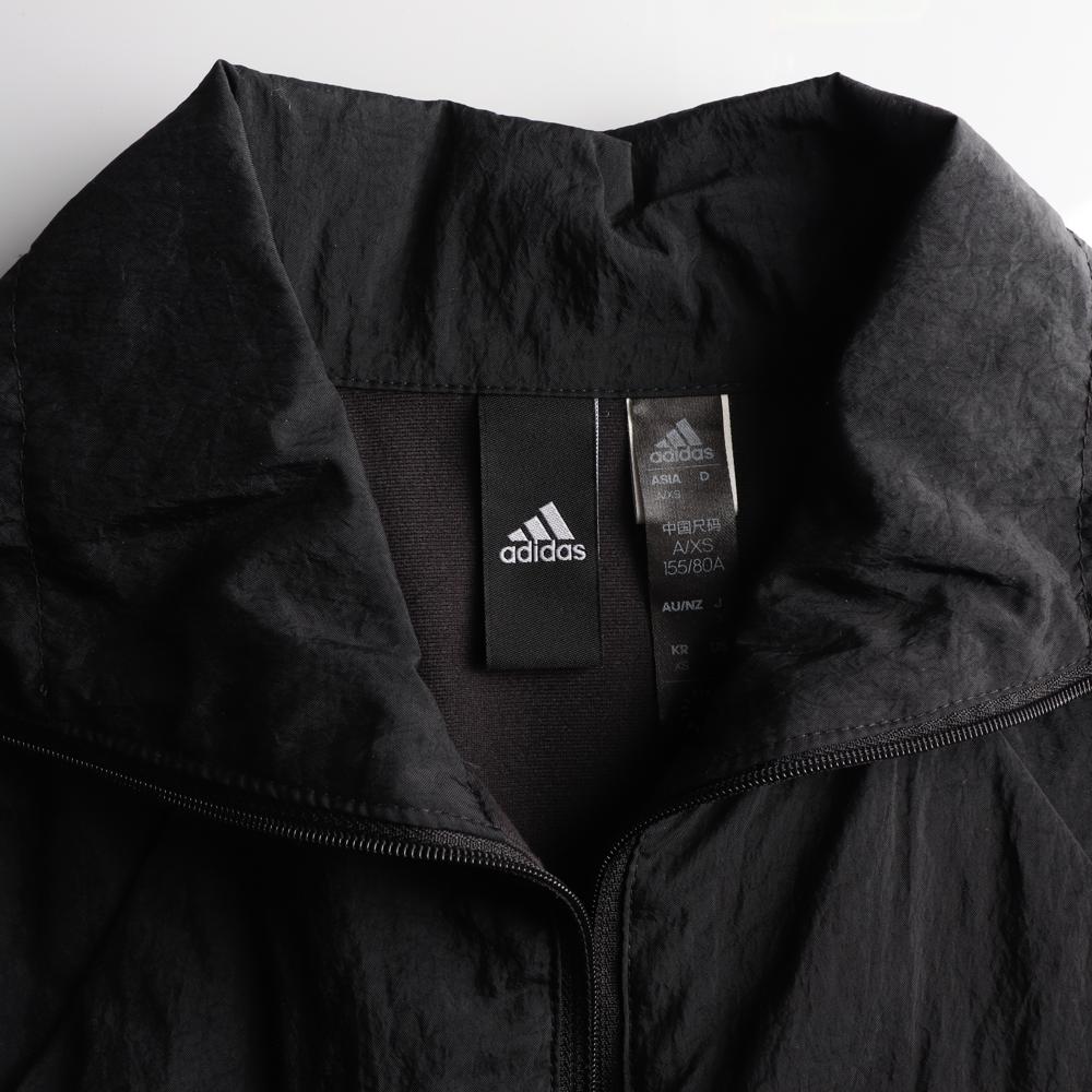 아디다스 블랙 우븐 아노락 바람막이 이미지 5