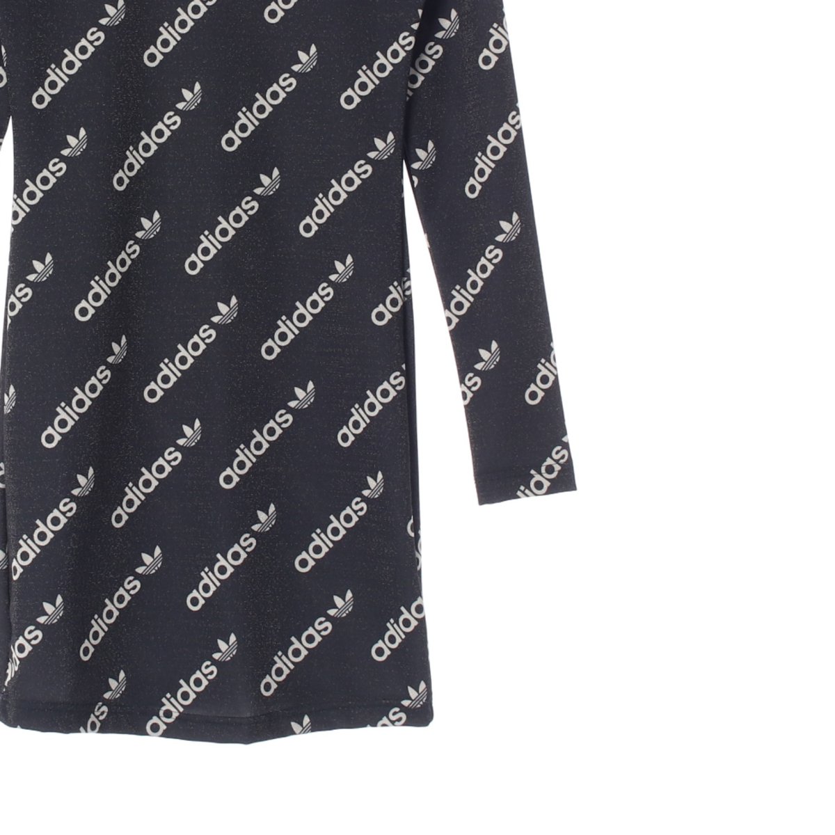 아디다스 슈퍼스타 패턴 모크넥 긴팔 미니 원피스 이미지 3