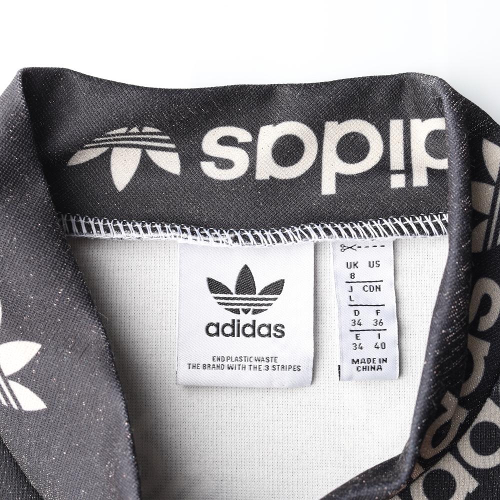 아디다스 슈퍼스타 패턴 모크넥 긴팔 미니 원피스 이미지 5