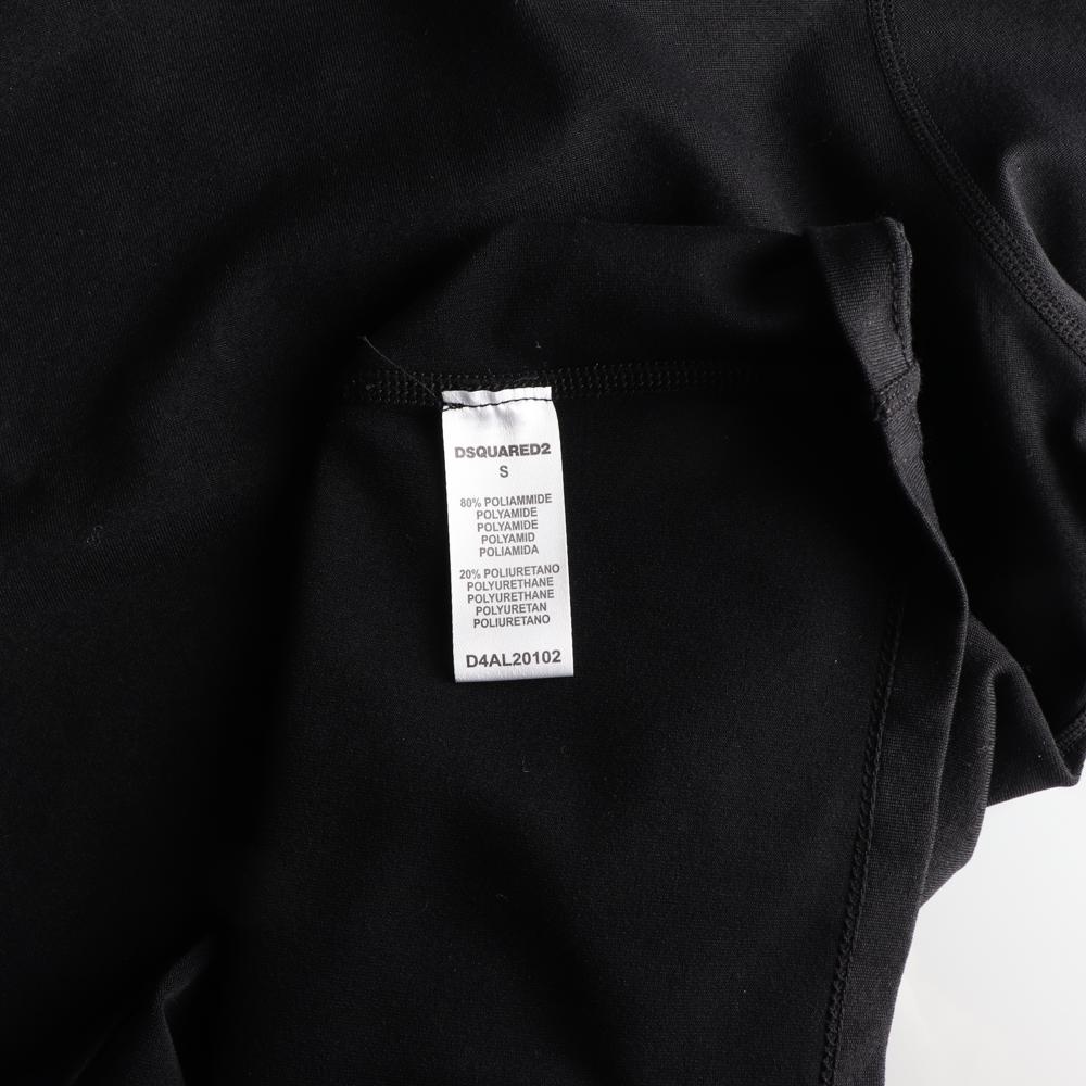 디스퀘어드2 블랙 로고 긴팔 티셔츠 이미지 6