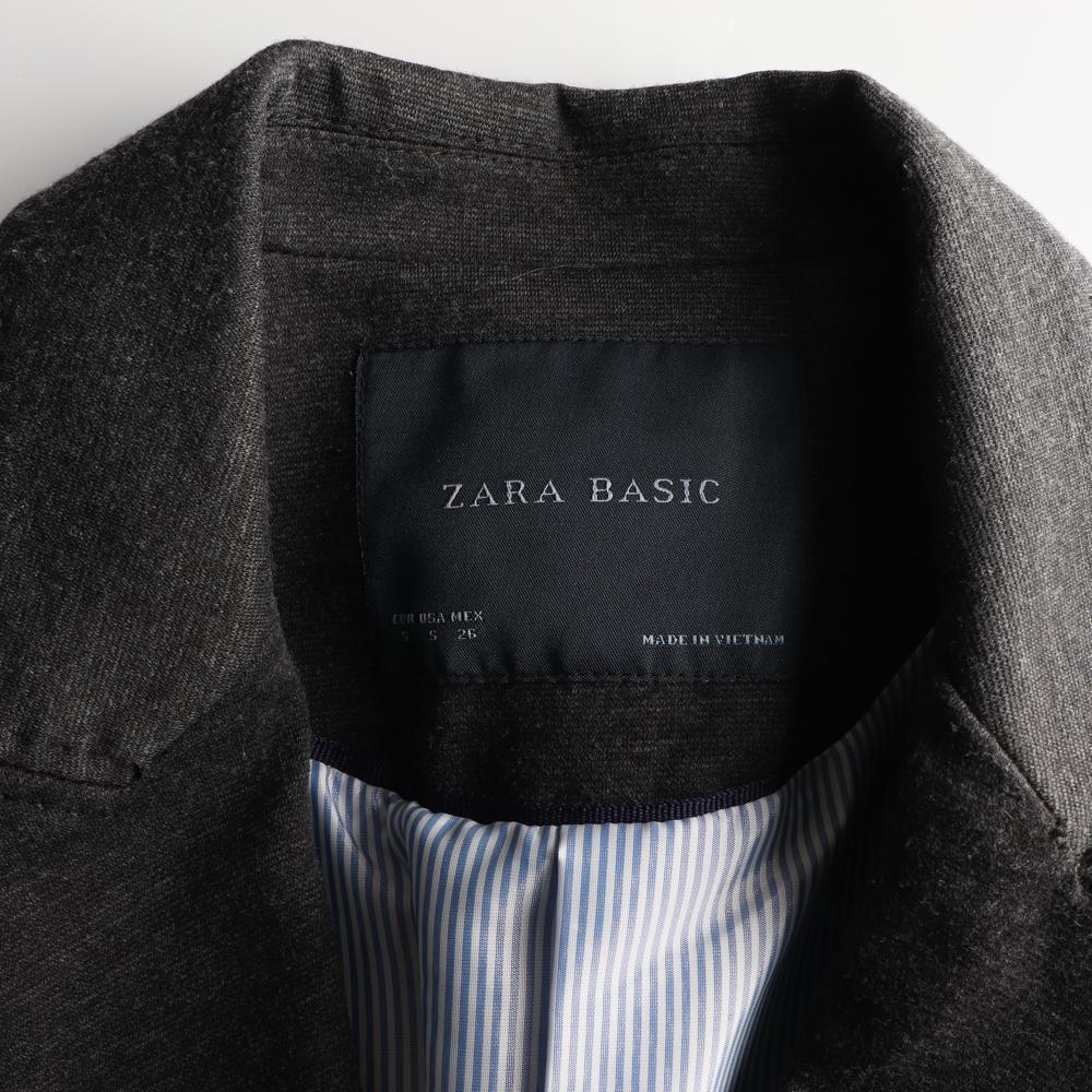 자라 차콜 원버튼 블레이저 테일러드재킷 이미지 6