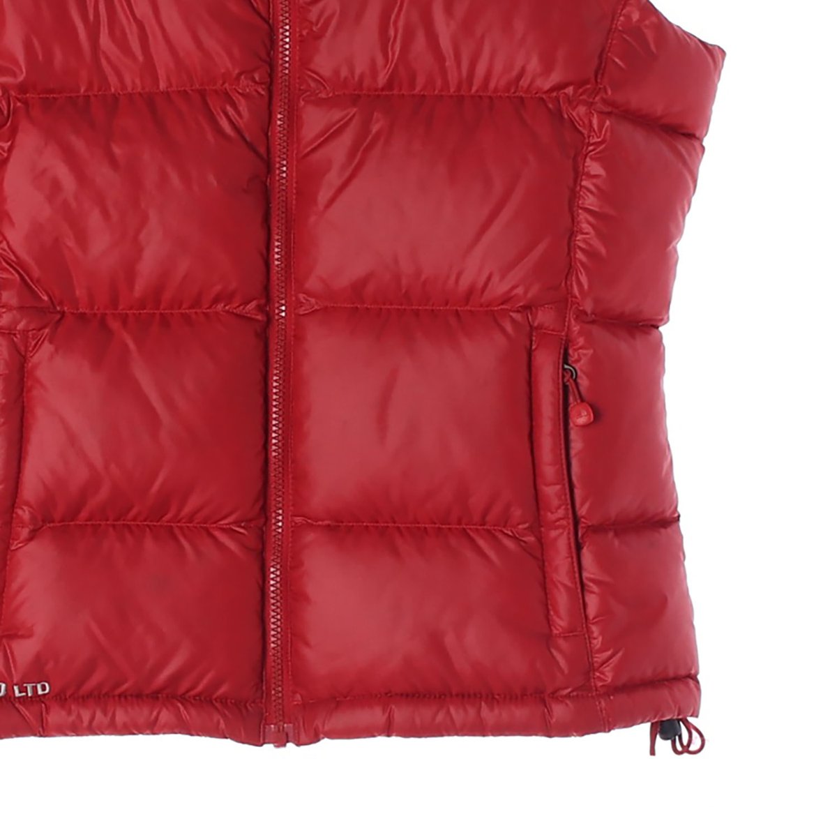 노스페이스 구스다운 필파워700 레드 베이지 패딩조끼 이미지 3