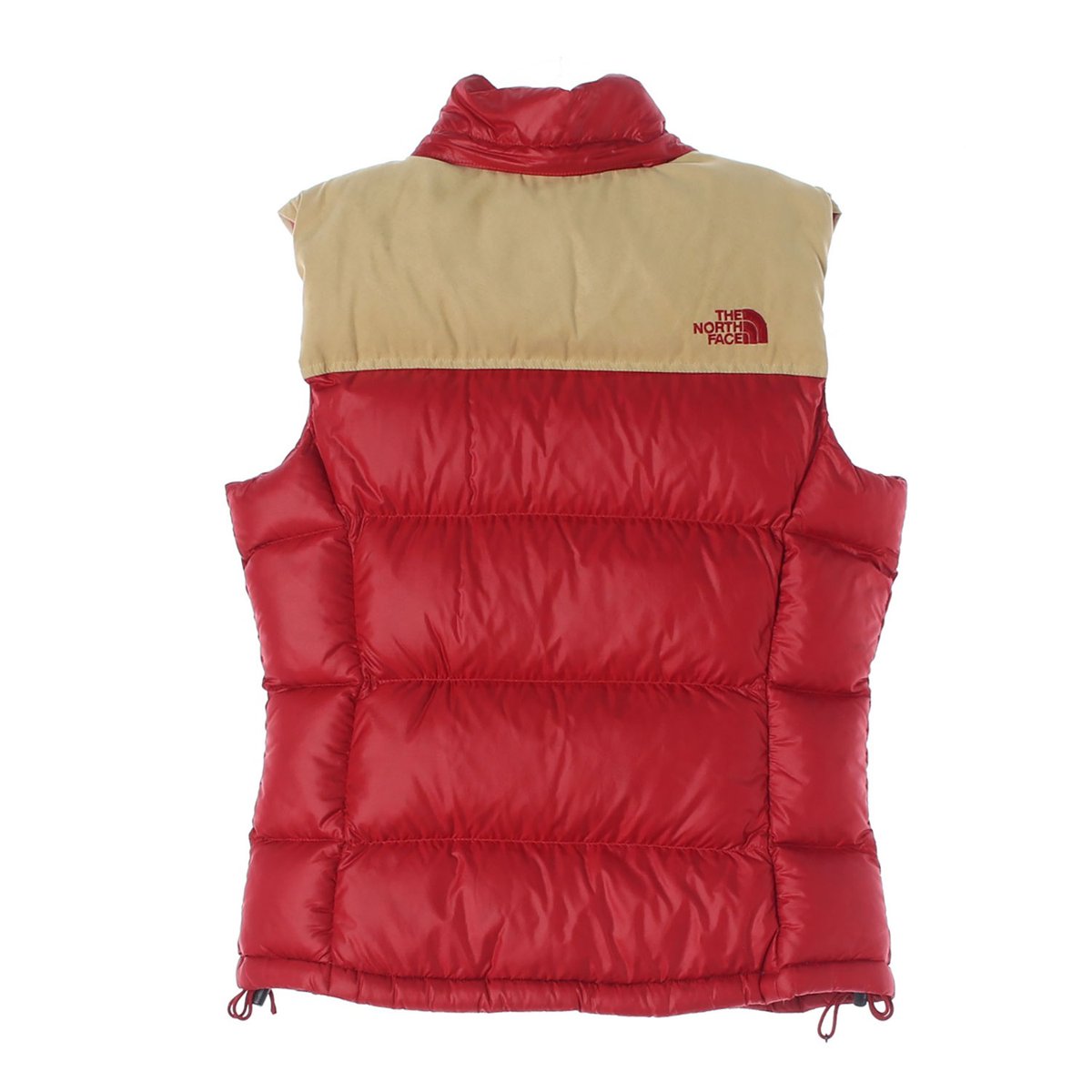 노스페이스 구스다운 필파워700 레드 베이지 패딩조끼 이미지 5