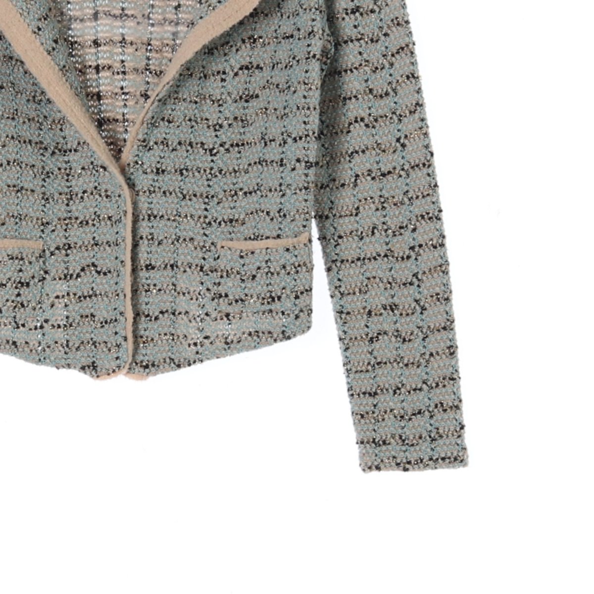 질스튜어트 민트 베이지 울블랜드 가디건 재킷 이미지 3