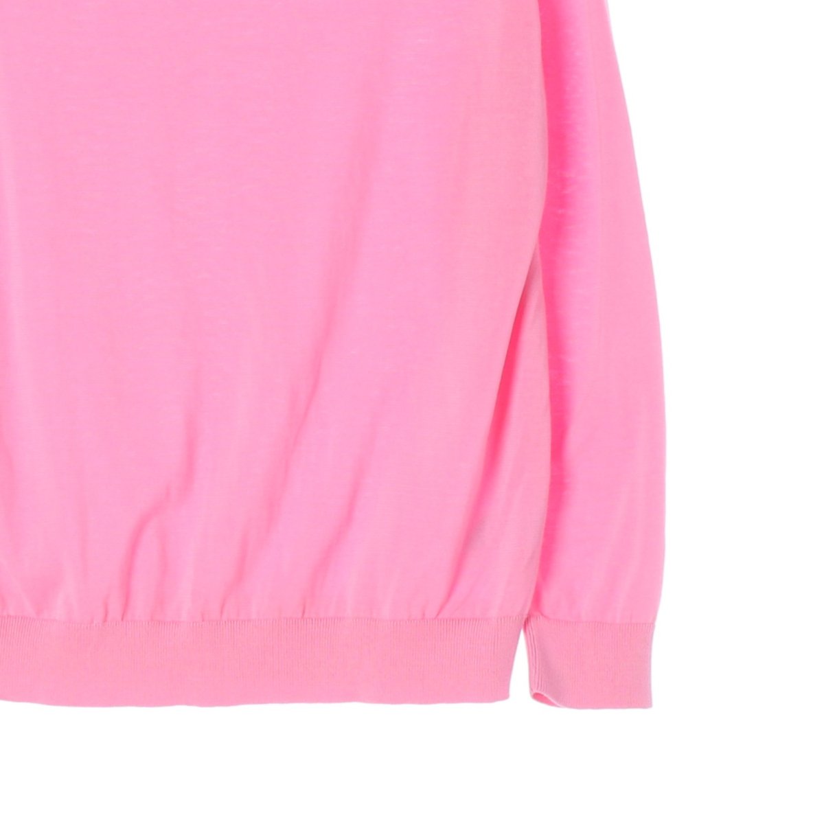 코스 핑크 보트넥 긴팔 니트 스웨터 이미지 3