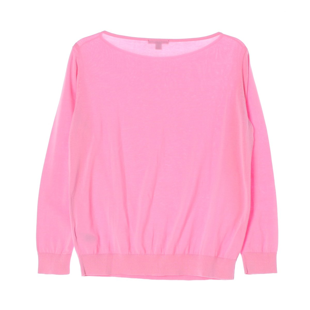 코스 핑크 보트넥 긴팔 니트 스웨터 이미지 4