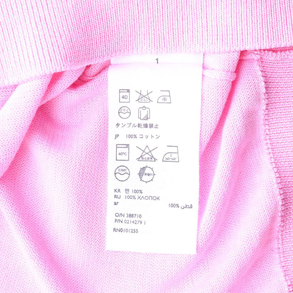코스 핑크 보트넥 긴팔 니트 스웨터 이미지 6