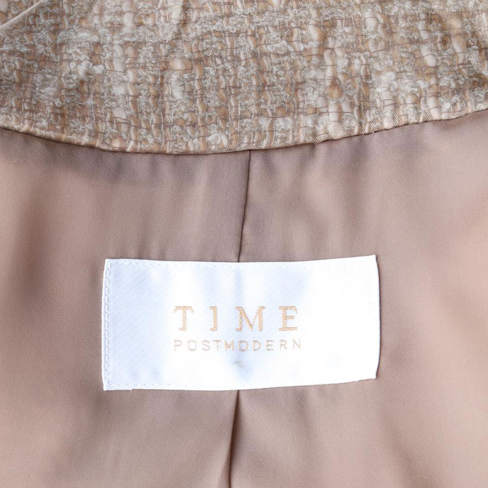 타임 베이지 트위드 숏 재킷 이미지 6