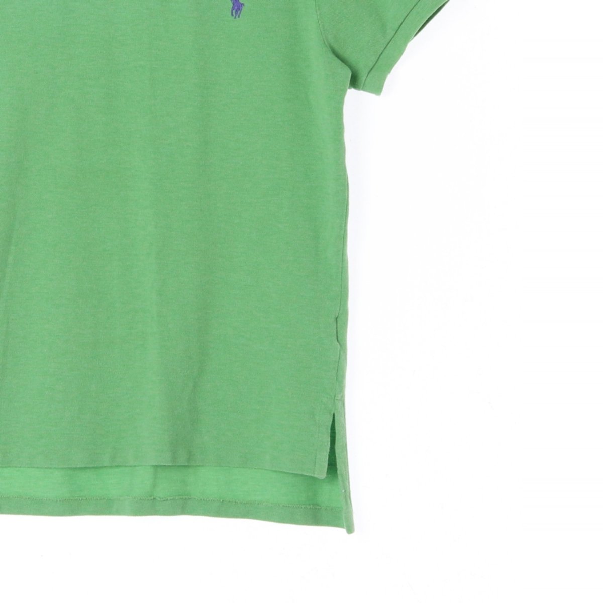 폴로 랄프 로렌 그린 커스텀핏 반팔 카라 티셔츠 이미지 3