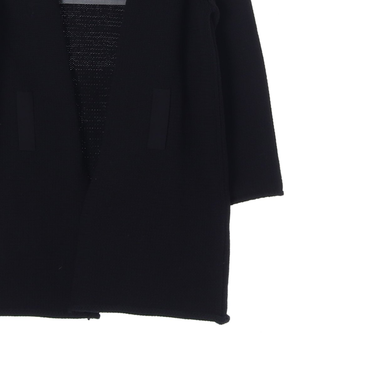 코스 블랙 오버핏 노버튼 가디건 이미지 3