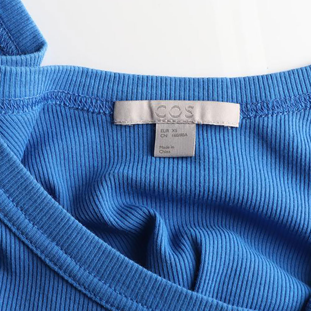 코스 블루 민소매 롱원피스 이미지 5