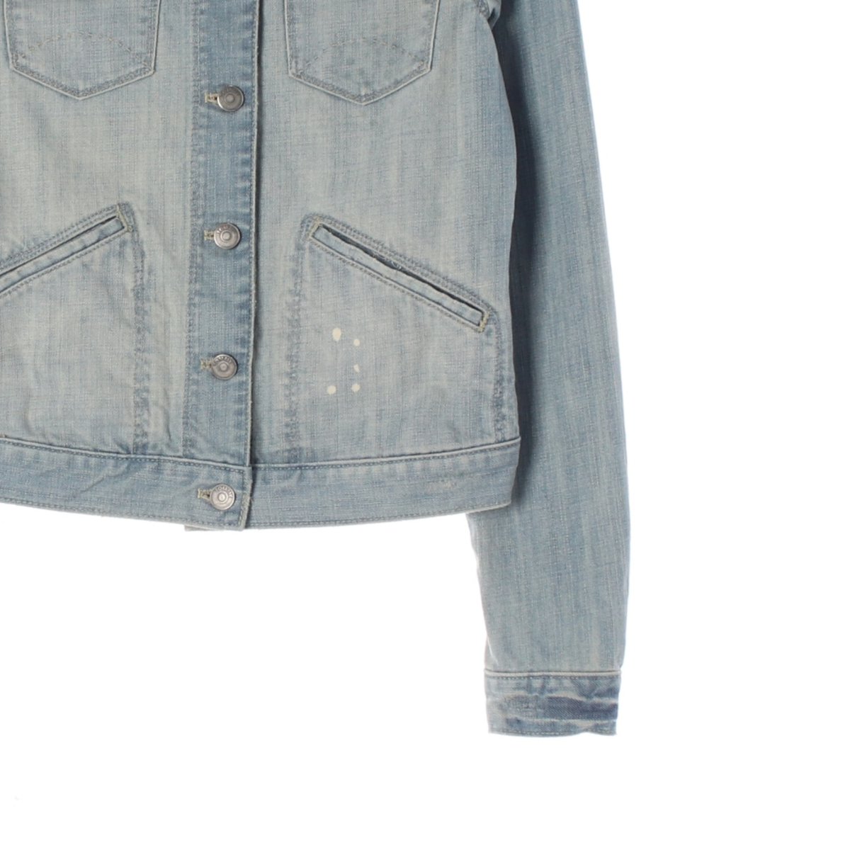타미힐피거 연청 워싱 데님재킷 청자켓 이미지 3