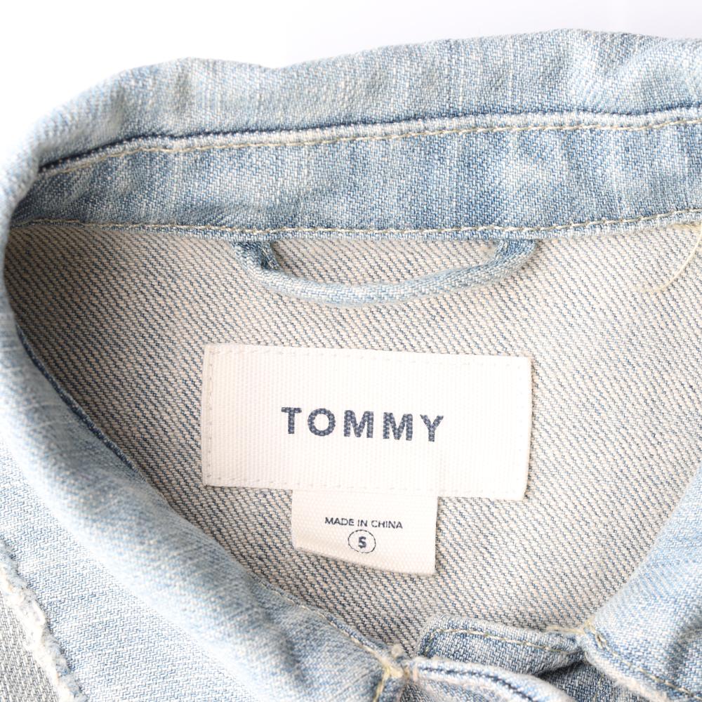 타미힐피거 연청 워싱 데님재킷 청자켓 이미지 5