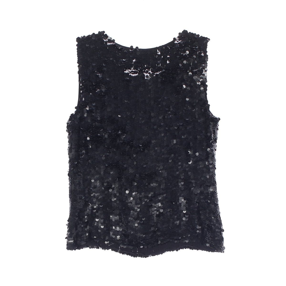 DKNY디케이엔와이 블랙 스팽글 민소매 블라우스 이미지 4