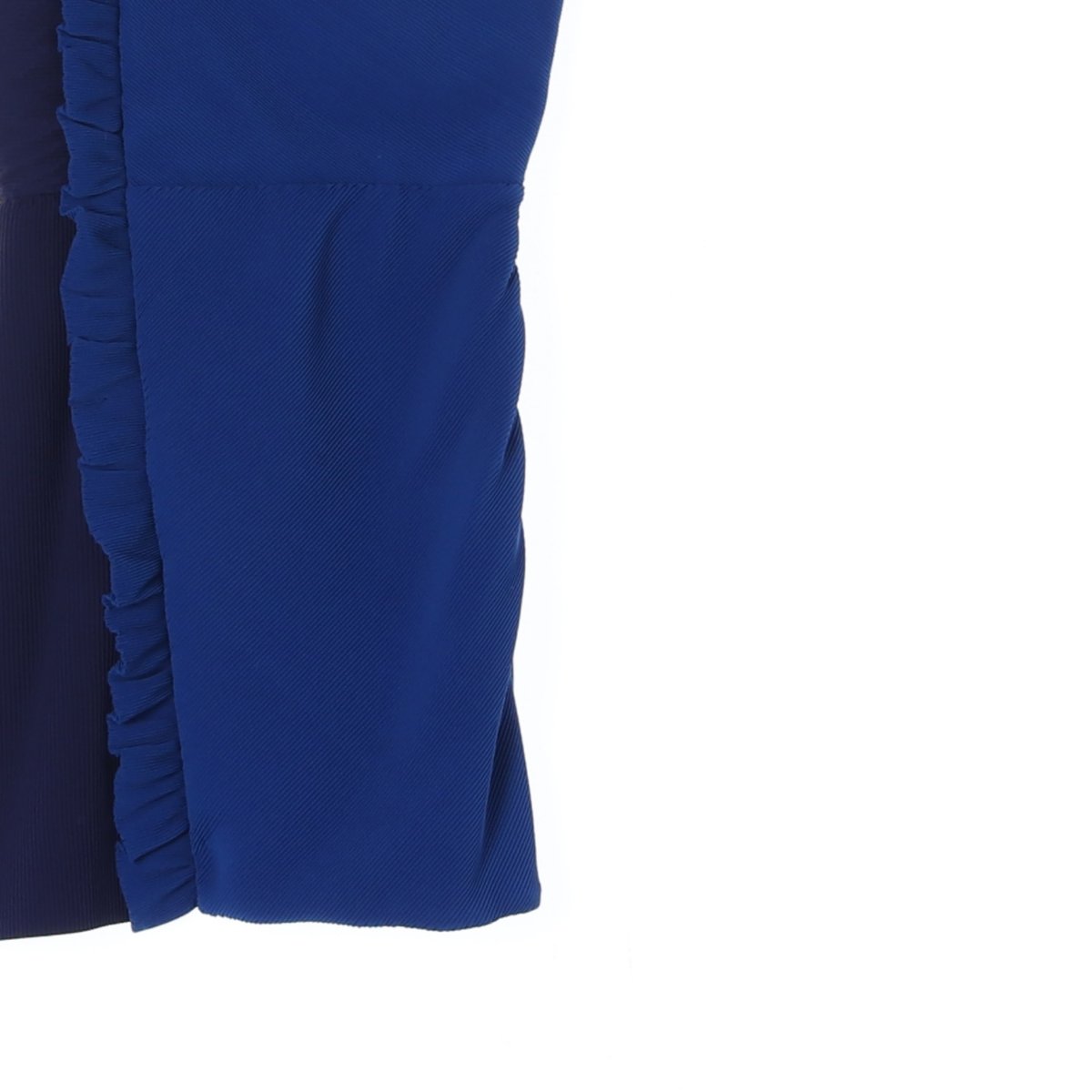 산드로 블루 원 숄더 오프숄더 미니 러플 칵테일 드레스 이미지 3