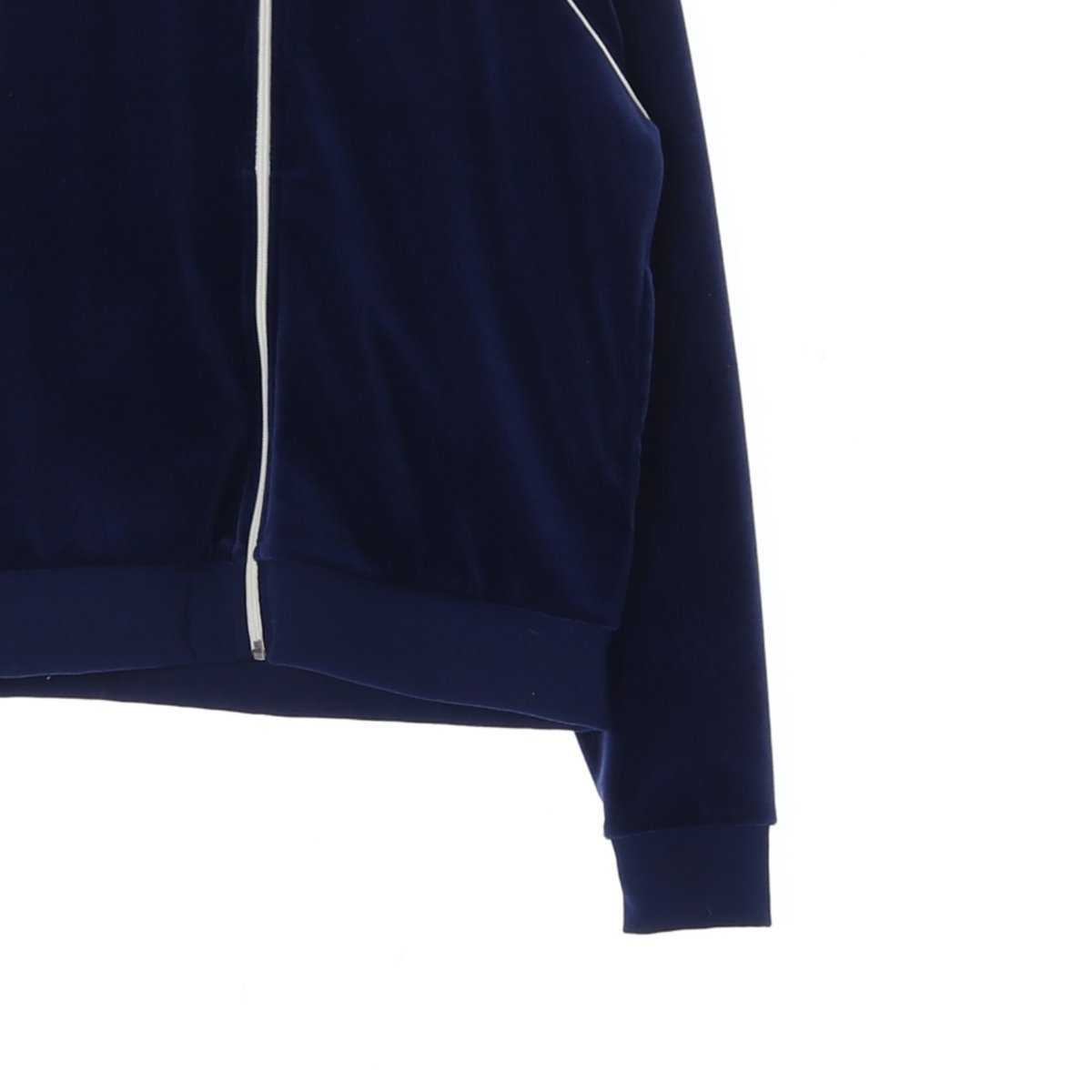 나이키 네이비 벨벳 크롭 집업재킷 이미지 3