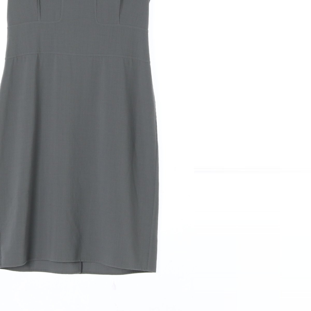 DKNY디케이엔와이 울98% 브이넥 민소매 드레스 이미지 3