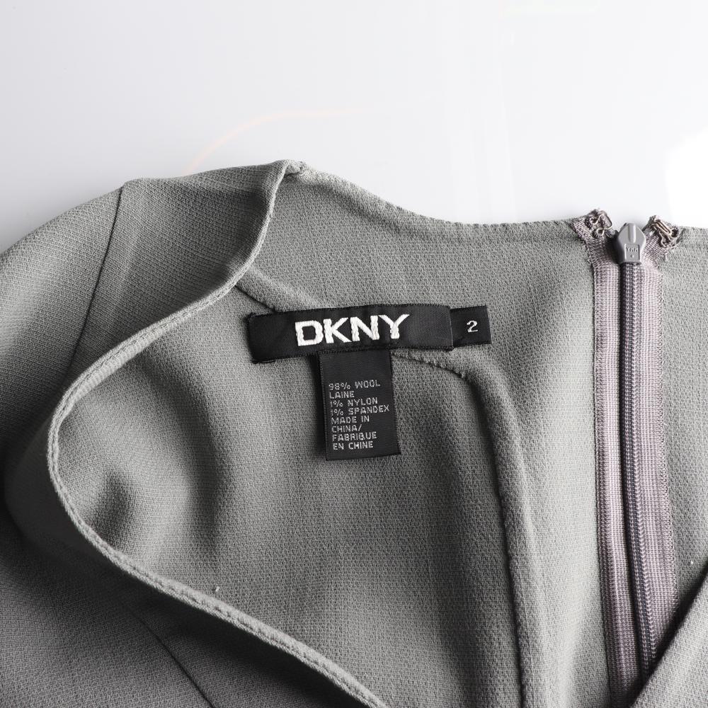 DKNY디케이엔와이 울98% 브이넥 민소매 드레스 이미지 5